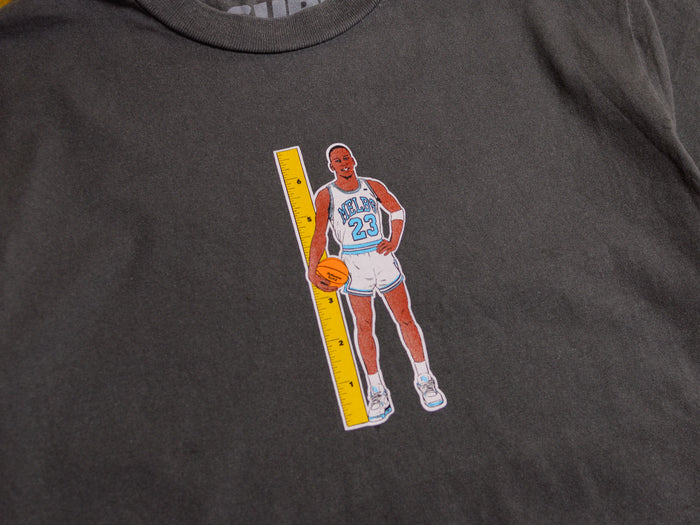 Standee 23 T-Shirt - Faded Black / Carolina Blue