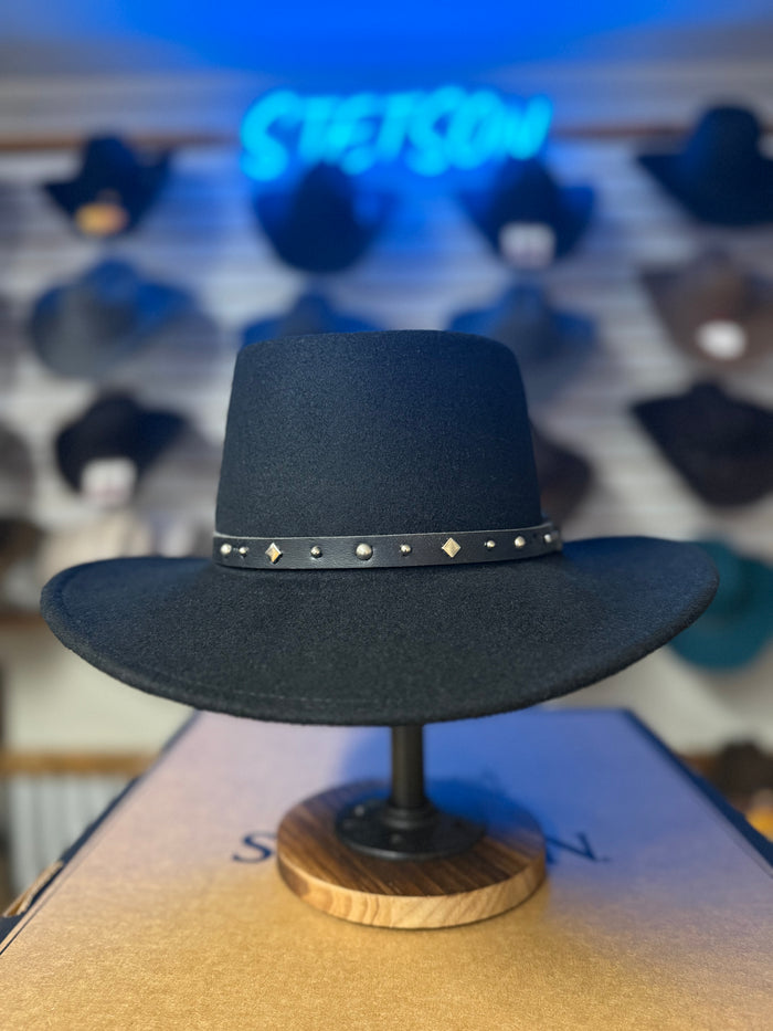 Stetson Black Hawk Crushable Wool Hat
