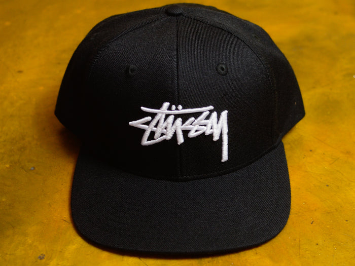 Stock Snapback Cap - Black