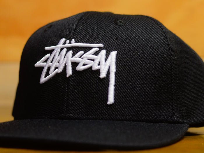 Stock Snapback Cap - Black