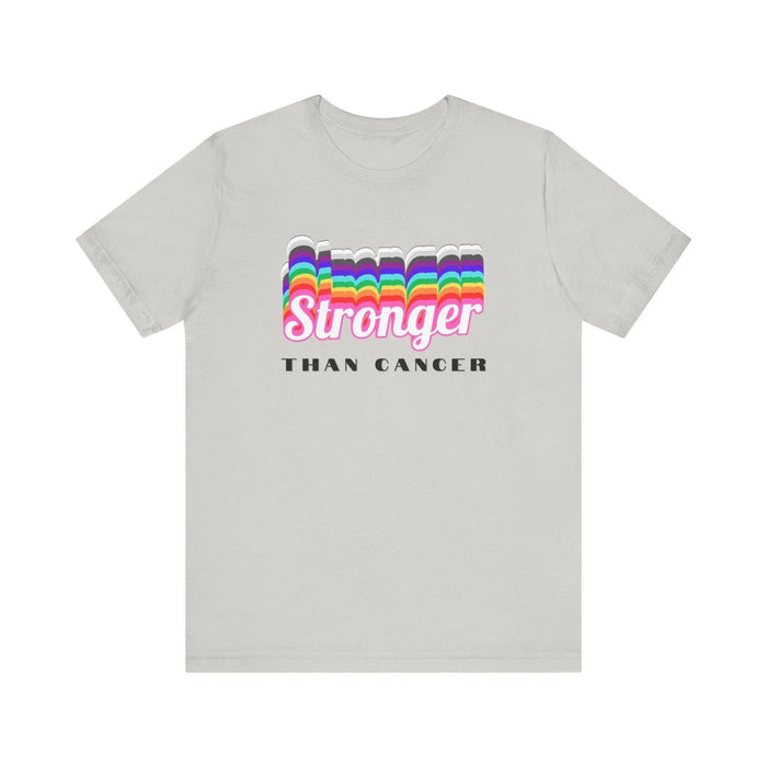 💪 Stronger Than Cancer 🎗️ Unisex Jersey Tee ✨ Show your support, wear your strength. - Whippie's