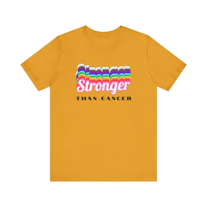 💪 Stronger Than Cancer 🎗️ Unisex Jersey Tee ✨ Show your support, wear your strength. - Whippie's