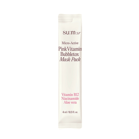 [Sum37] Micro-Active Pink Vitamin Bubbletox Mask Pack 4ml*14EA - Ballagrio