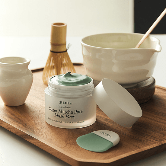 [Sum37] Micro-Active Super Matcha Pore Mask Pack 100ml - Ballagrio