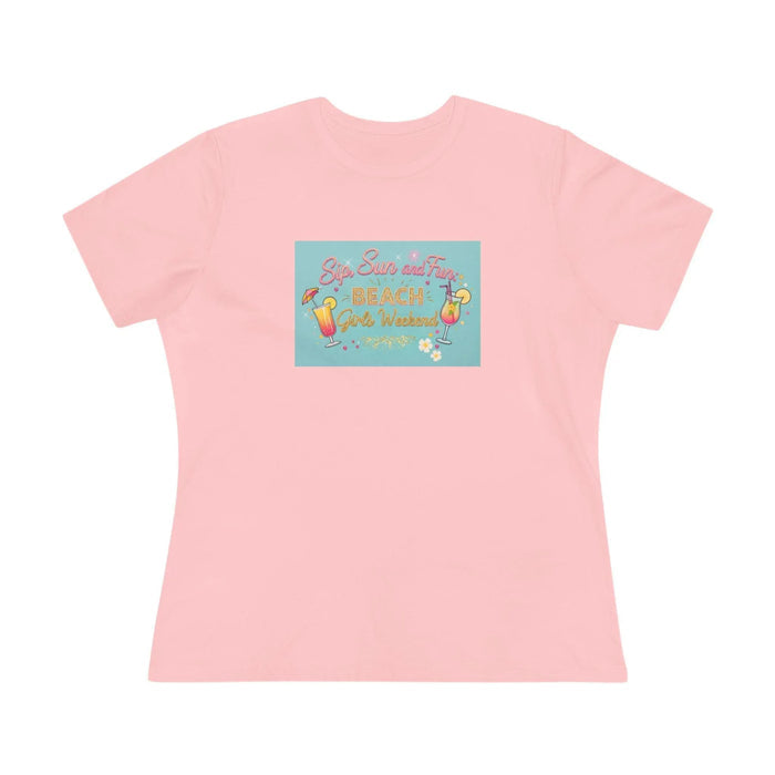 Sun, Sips, and Fun Beach Girls' Weekend - Women's Softstyle Tee - Whippie's