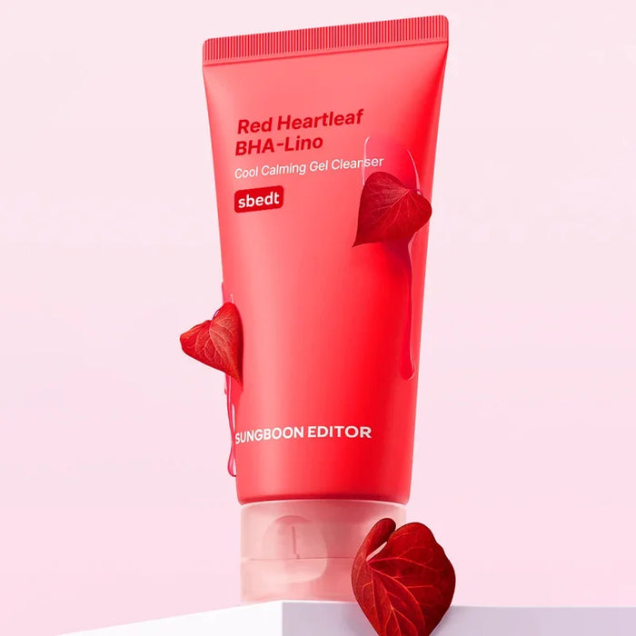 [SUNGBOON EDITOR] Red Heartleaf BHA-Lino Cool Calming Gel Cleanser 120g