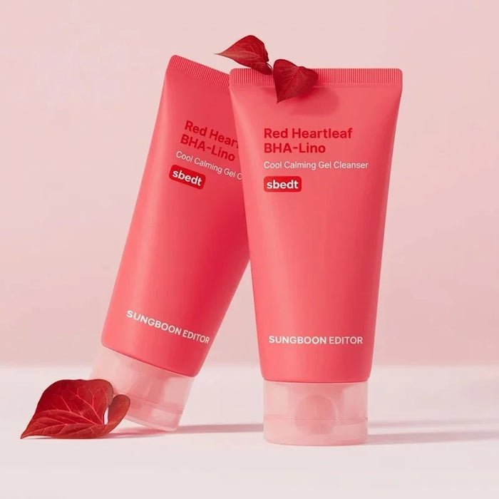 [SUNGBOON EDITOR] Red Heartleaf BHA-Lino Cool Calming Gel Cleanser 120g