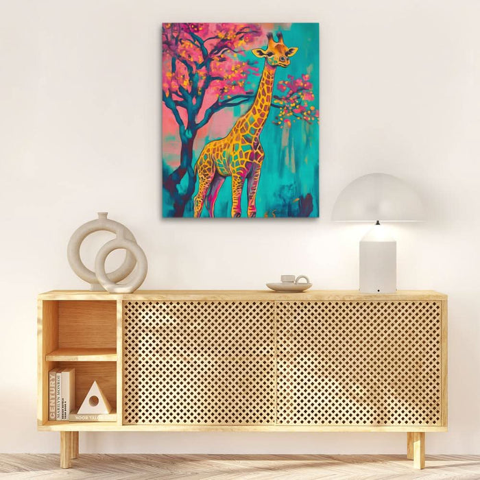Sunlit Giraffe - Animals Art for Creative Studio