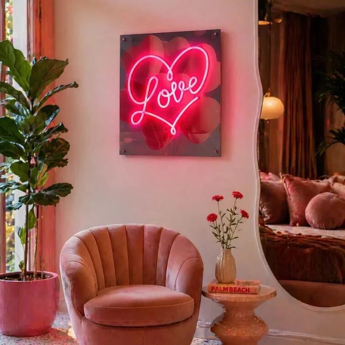 Tableau décoratif "Love" - Message in the Frame - Elements Lighting