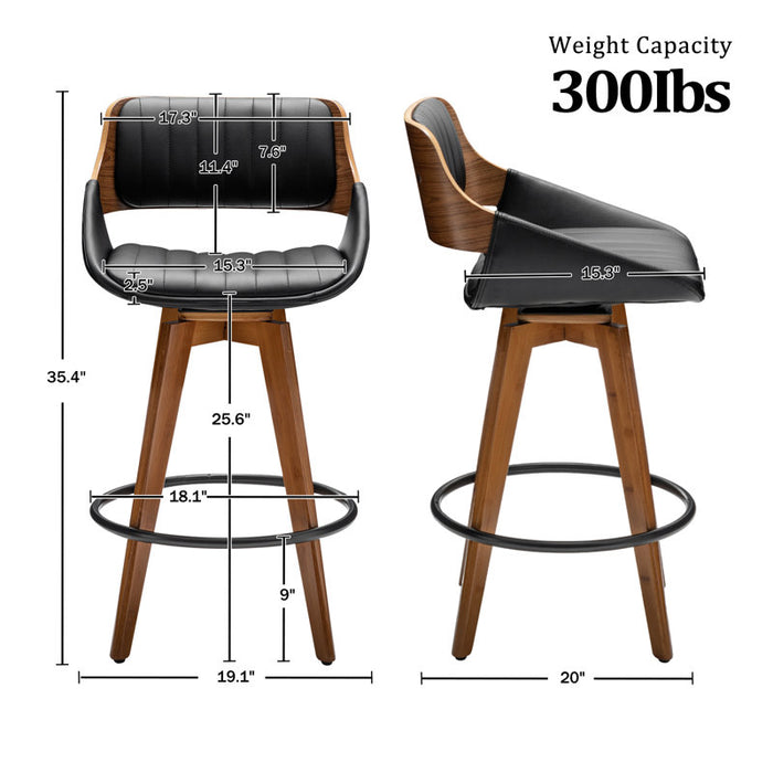 Tabouret de bar pivotant Jobani