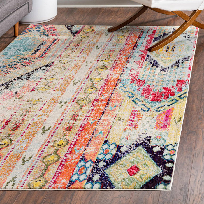Tapis Newburyport style sud-ouest, 8 x 10 pieds
