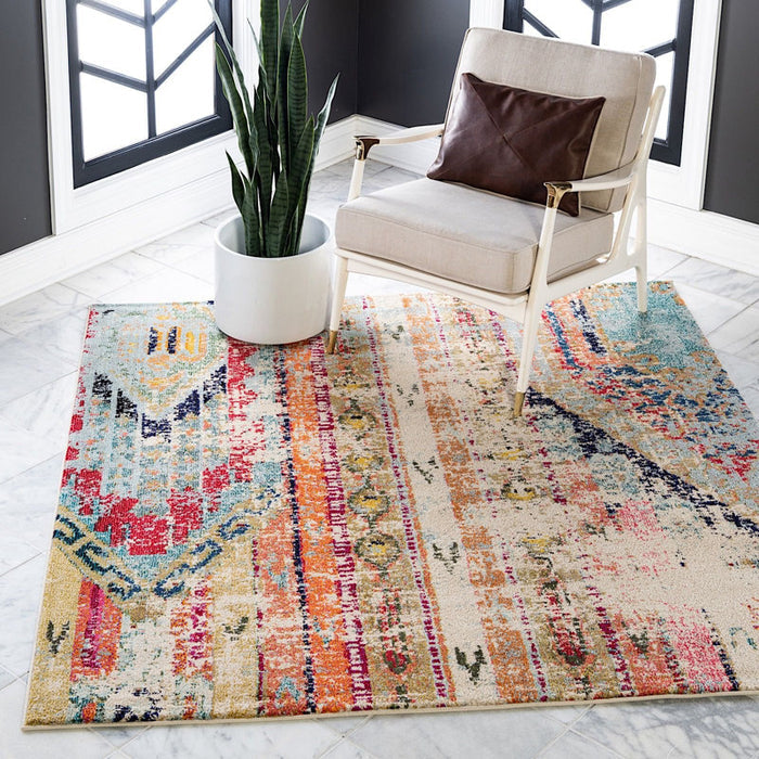 Tapis Newburyport style sud-ouest, 8 x 10 pieds