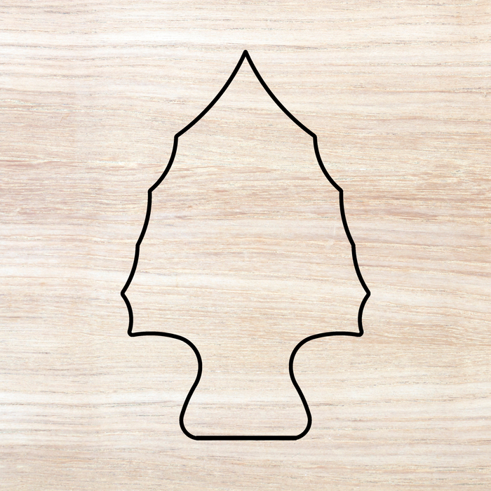 Taxidermy ArrowHead Acrylic Router Template