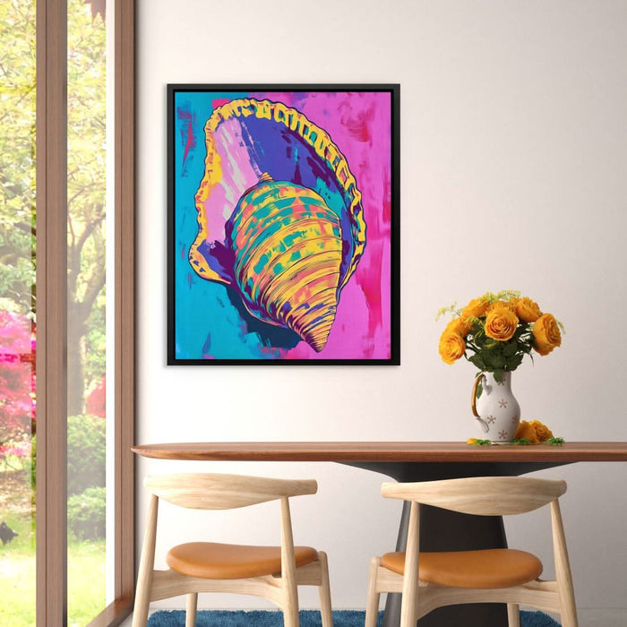 Technicolor Treasure - Blue Pink and Purple Canvas Print
