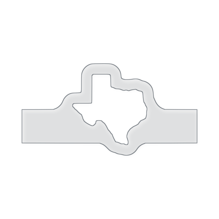 Texas Charcuterie Board Handle Acrylic Router Template
