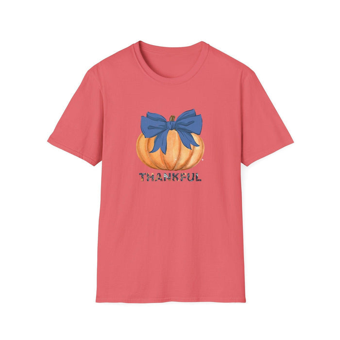 Thankful Pumpkin Tee - A Heart Full of Gratitude! 🧡💙 Unisex Tee - Whippie's