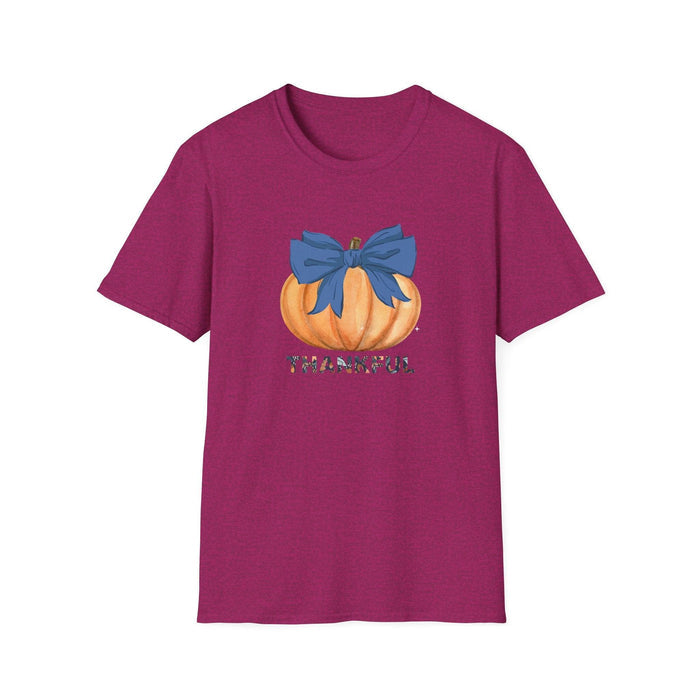Thankful Pumpkin Tee - A Heart Full of Gratitude! 🧡💙 Unisex Tee - Whippie's