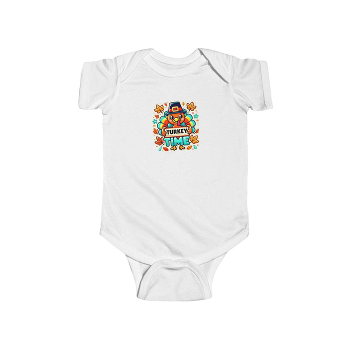 Thanksgiving Collection: “Turkey Time” Baby Onesie It’s Turkey Time! - Whippie's