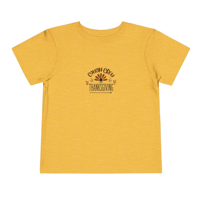 Thanksgiving Cousin Crew - Toddler Short Sleeve Tee - Whippie's
