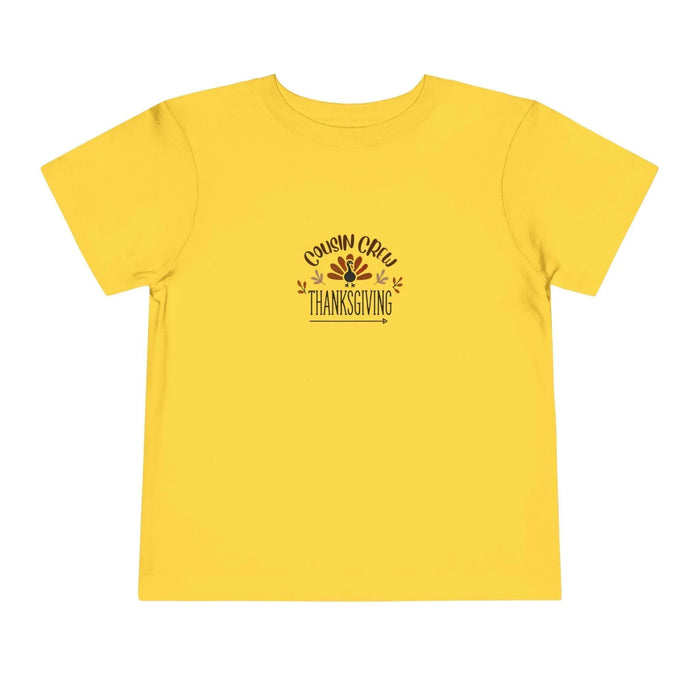 Thanksgiving Cousin Crew - Toddler Short Sleeve Tee - Whippie's