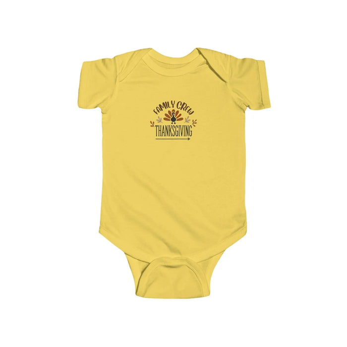 Thanksgiving Family Crew - Infant Fine Jersey Bodysuit - Whippie's