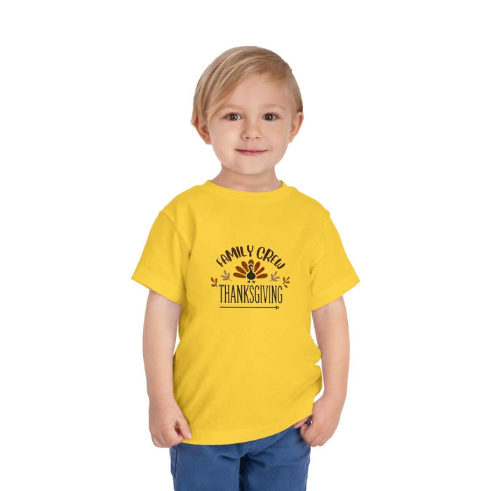 Thanksgiving Family Crew - Toddler Short Sleeve Tee - Whippie's
