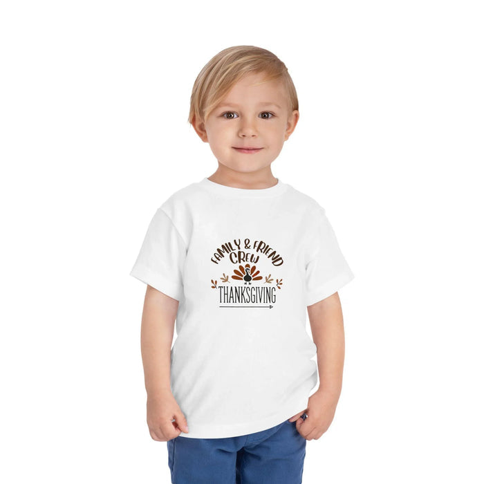 Thanksgiving Family & Friend Crew - Toddler Short Sleeve Tee - Whippie's