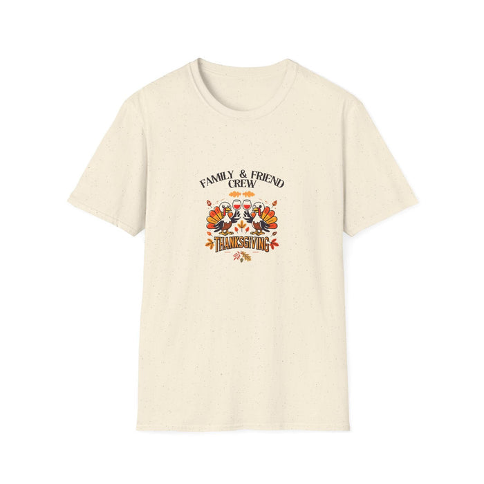 Thanksgiving Family & Friends Crew - Cheers to the Crew! 🦃🥂🍁 Unisex T-Shirt - Whippie's