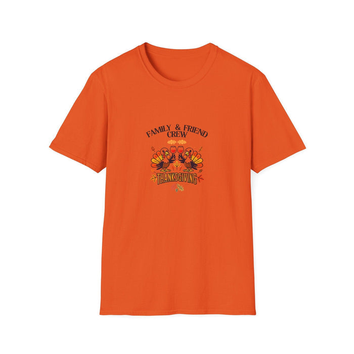 Thanksgiving Family & Friends Crew - Cheers to the Crew! 🦃🥂🍁 Unisex T-Shirt - Whippie's