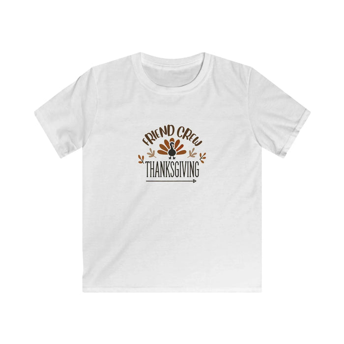 Thanksgiving Friend Crew - Kids Softstyle Tee - Whippie's