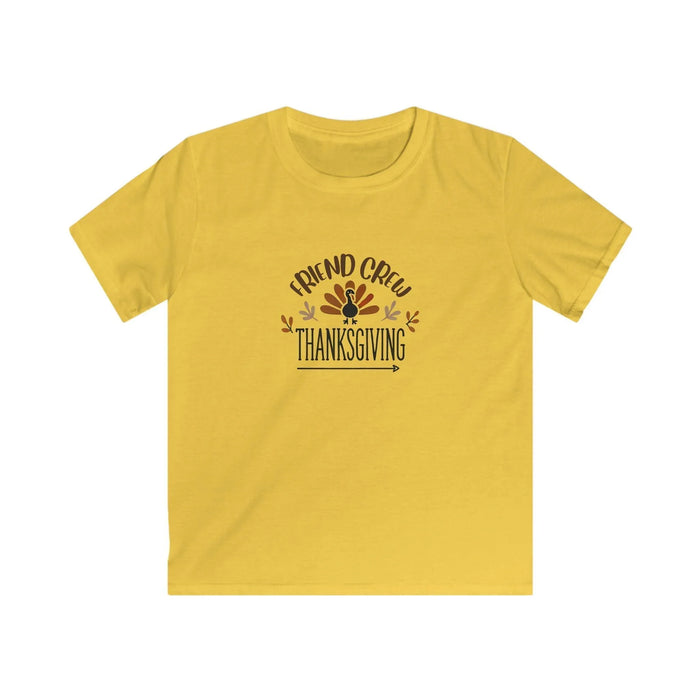 Thanksgiving Friend Crew - Kids Softstyle Tee - Whippie's