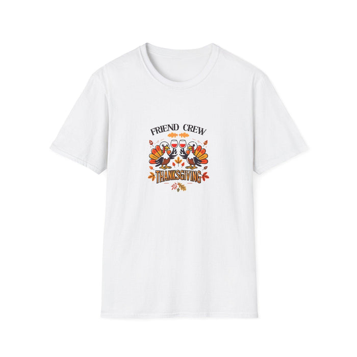 Thanksgiving Friends Crew - Cheers to the Crew! 🦃🥂🍁 Unisex T-Shirt - Whippie's