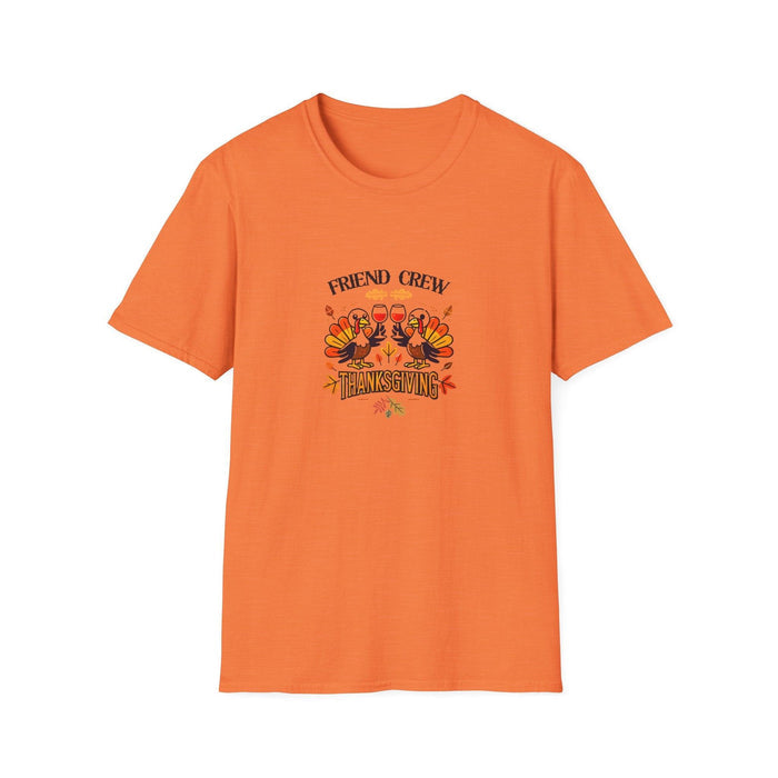Thanksgiving Friends Crew - Cheers to the Crew! 🦃🥂🍁 Unisex T-Shirt - Whippie's