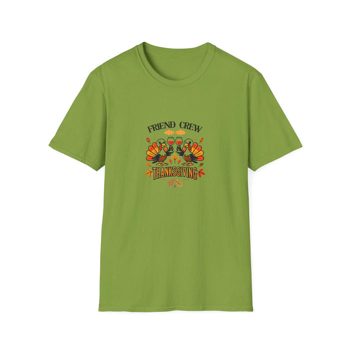 Thanksgiving Friends Crew - Cheers to the Crew! 🦃🥂🍁 Unisex T-Shirt - Whippie's