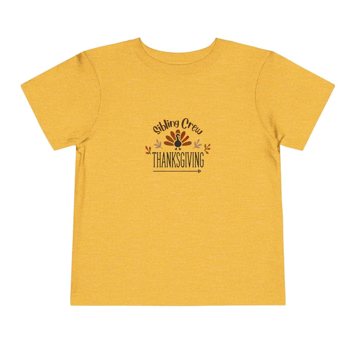 Thanksgiving Sibling Crew - Toddler Short Sleeve Tee - Whippie's