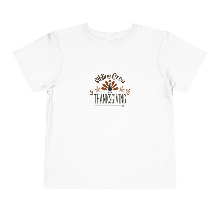 Thanksgiving Sibling Crew - Toddler Short Sleeve Tee - Whippie's