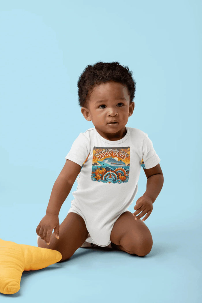 Thanksgiving Tides, Happy Vibes - Onesie - Whippie's