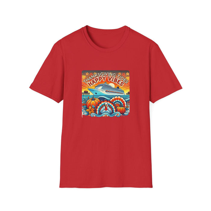Thanksgiving Tides, Happy Vibes - Unisex T-Shirt - Whippie's