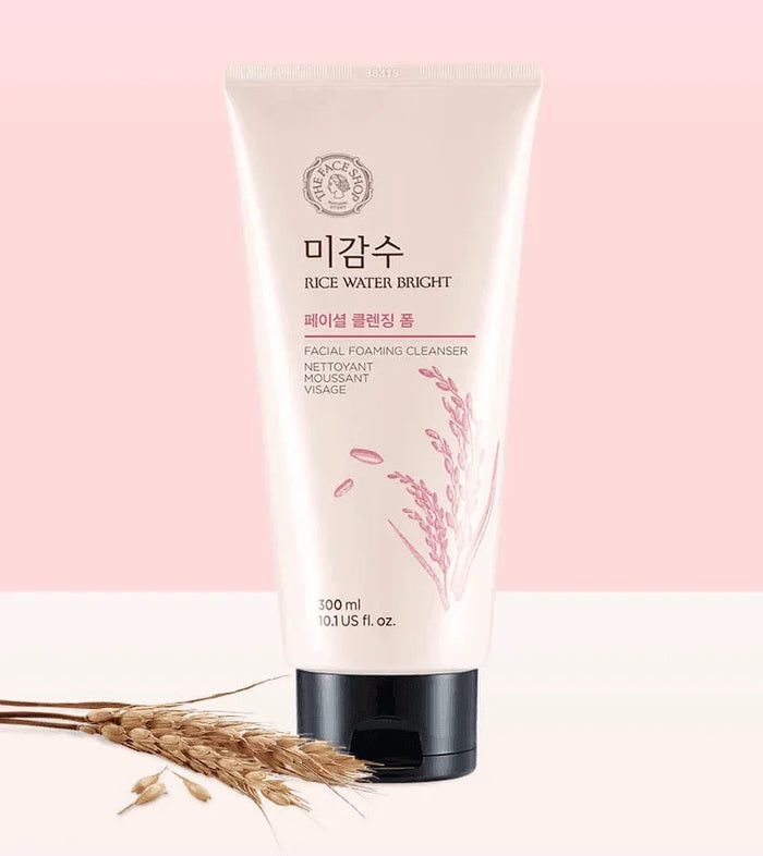 [THE FACE SHOP] Rice Water Bright Cleansing Foam (BIG SIZE) 300ml - Ballagrio