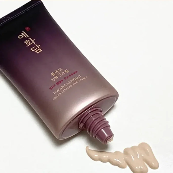 [THE FACE SHOP] Yehwadam Hwansaenggo Serum Infused Sun Cream SPF 50+ PA++++ 50ml