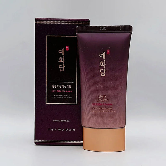 [THE FACE SHOP] Yehwadam Hwansaenggo Serum Infused Sun Cream SPF 50+ PA++++ 50ml