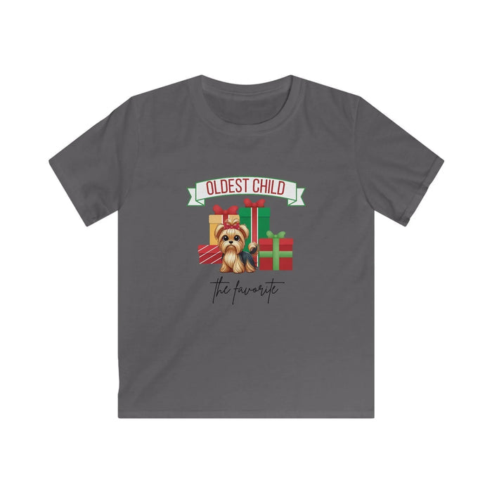 The Oldest Child, The Favorite 🎁🐶 Yorkie - Kids' Tee! 🎁👑 - Whippie's