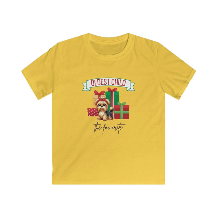 The Oldest Child, The Favorite 🎁🐶 Yorkie - Kids' Tee! 🎁👑 - Whippie's
