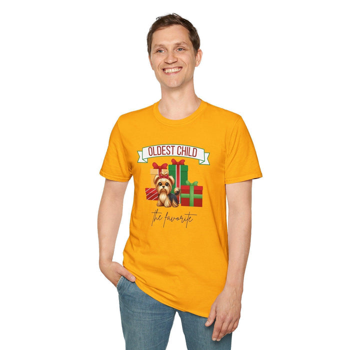 The Oldest Child, The Favorite 🎁🐶 Yorkie - Unisex Tee! 🎁👑 - Whippie's