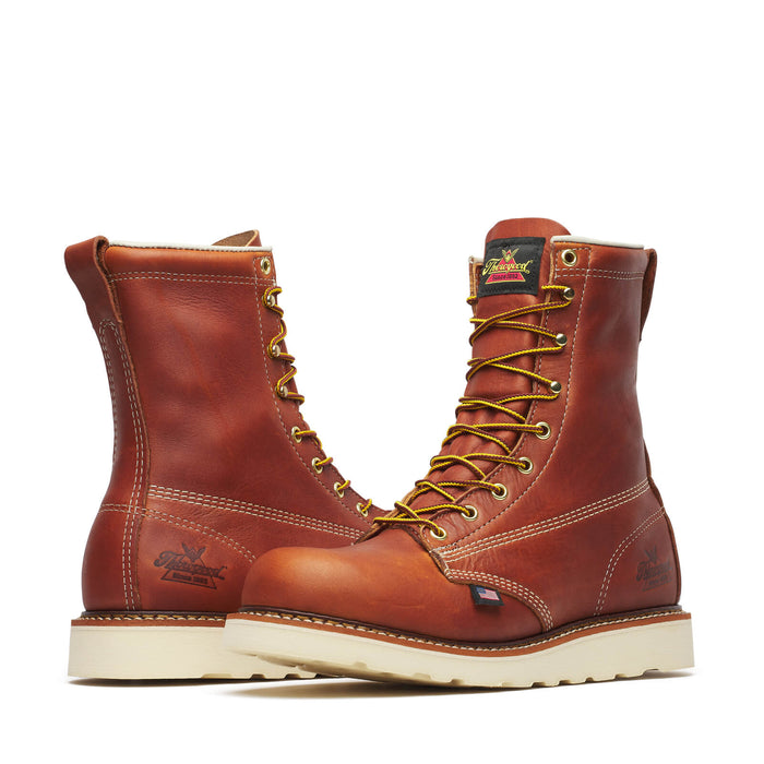Thorogood 8" Plain Soft Toe Work Boot #814-4364 - Ironworkergear