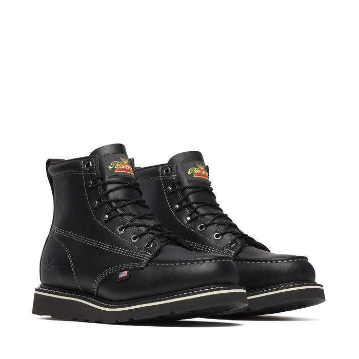 Thorogood Midnight Series 6" Black Moc Toe Boot 814-6206 - Ironworkergear