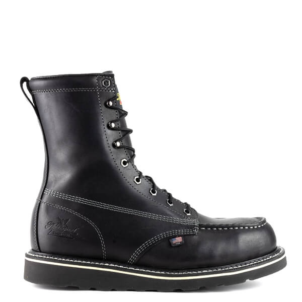 Thorogood Midnight Series 8 Black Moc Safety Toe Boot 804-6208