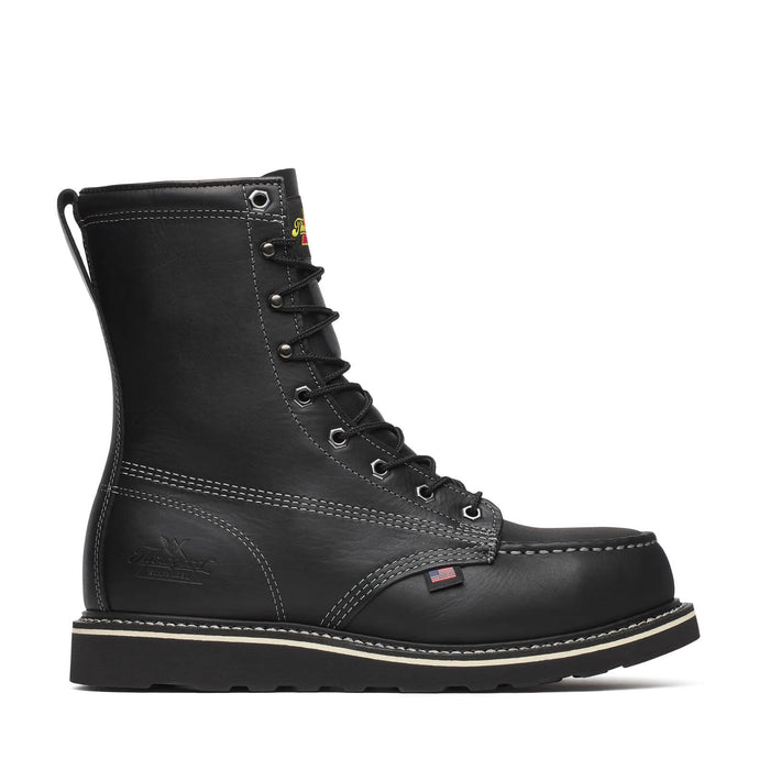 Thorogood Midnight Series 8 Black Moc Safety Toe Boot 804-6208 - Ironworkergear