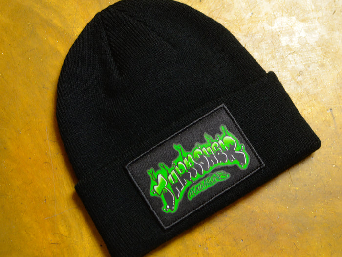Thrasher Airbrush Patch Beanie - Black