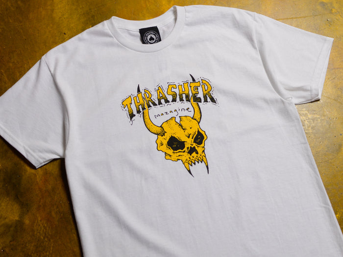 Thrasher Barbarian T-Shirt - White